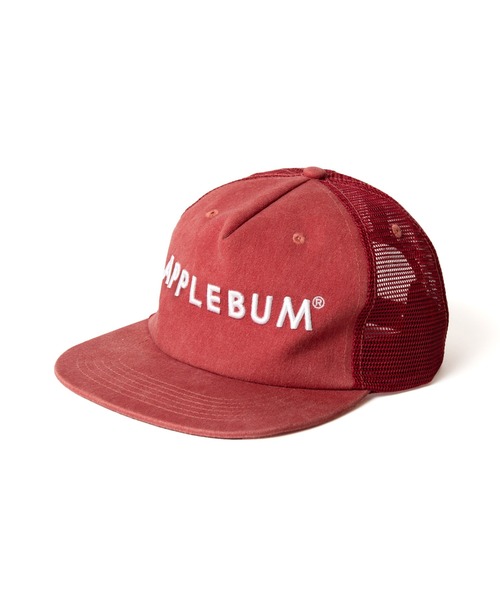 APPLEBUM（アップルバム）の「Vintage Wash Mesh Cap（キャップ・メンズ・レッド/オリーブ・FREE）」の4枚目の写真