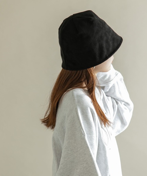 SMELLY（スメリー）の「スエードバケットハット（ハット・レディース・ベージュ/ブラック・-）」の19枚目の写真