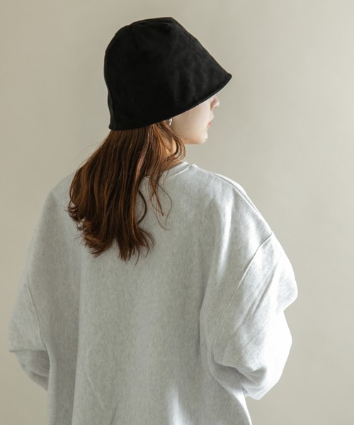 SMELLY（スメリー）の「スエードバケットハット（ハット・レディース・ベージュ/ブラック・-）」の13枚目の写真