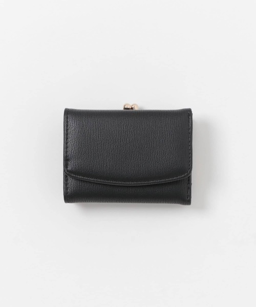 SENSE OF PLACE by URBAN RESEARCH（センスオブプレイスバイアーバンリサーチ）の「ガマグチミニウォレット（財布・レディース・ブラック/ライトベージュ・ONE）」の5枚目の写真