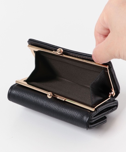 SENSE OF PLACE by URBAN RESEARCH（センスオブプレイスバイアーバンリサーチ）の「ガマグチミニウォレット（財布・レディース・ブラック/ライトベージュ・ONE）」の9枚目の写真