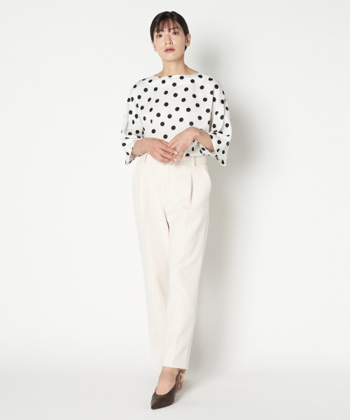 HELIOPOLE(エリオポール)の「SUPER STRETCH TAPERED PANTs(その他パンツ・レディース・ブラック/アイボリー/ネイビー・34/36/38)」の8枚目の写真