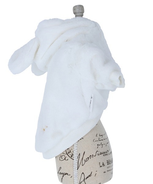 ROPE' PICNIC（ロペピクニック）の「ROPE' PICNIC/うさみみフリースフーディー（ペットウェア・レディース・ベージュ/ホワイト/ピンク・S/M/2M/2L/2XS/XS/L）」の7枚目の写真