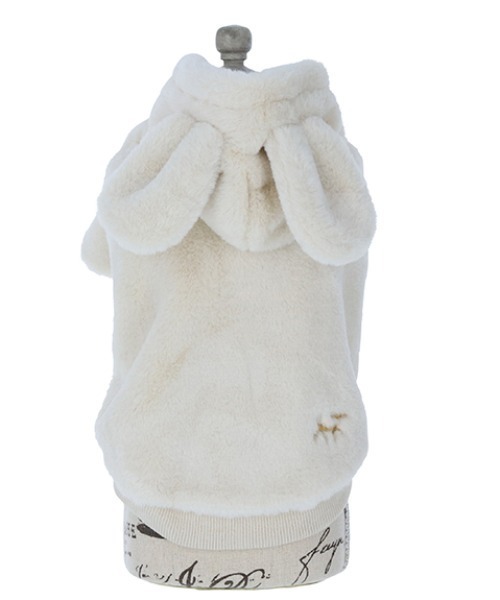 ROPE' PICNIC（ロペピクニック）の「ROPE' PICNIC/うさみみフリースフーディー（ペットウェア・レディース・ベージュ/ホワイト/ピンク・S/M/2M/2L/2XS/XS/L）」の9枚目の写真