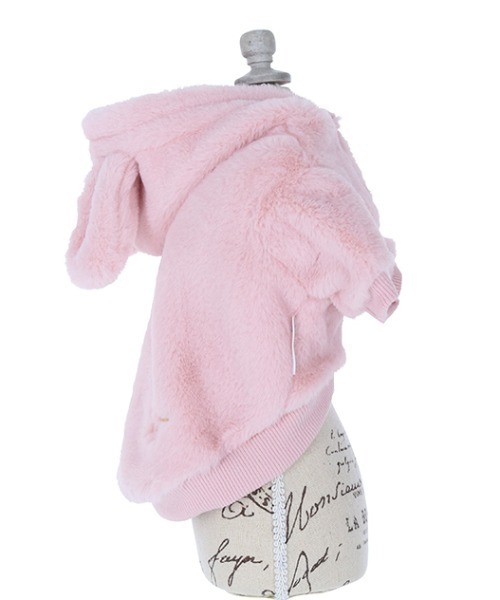 ROPE' PICNIC（ロペピクニック）の「ROPE' PICNIC/うさみみフリースフーディー（ペットウェア・レディース・ベージュ/ホワイト/ピンク・S/M/2M/2L/2XS/XS/L）」の15枚目の写真