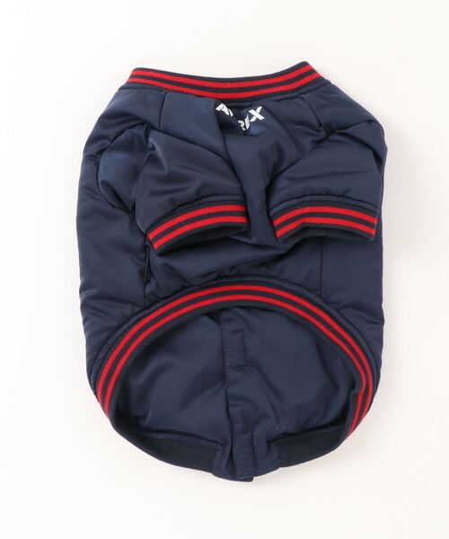 AVIREX（アヴィレックス）の「AVIREX/スタジアムジャケット（ペットウェア・メンズ・ネイビー/レッド・3M/M/3S/2L/3L/L/S/XS）」の4枚目の写真