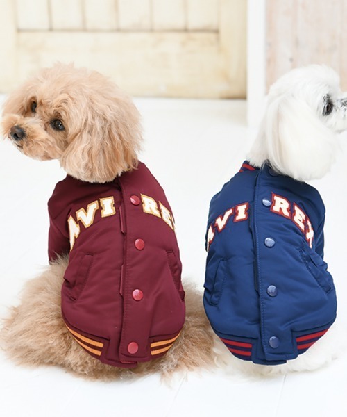 AVIREX（アヴィレックス）の「AVIREX/スタジアムジャケット（ペットウェア・メンズ・ネイビー/レッド・3M/M/3S/2L/3L/L/S/XS）」の11枚目の写真