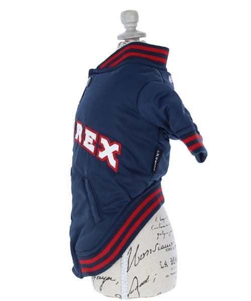 AVIREX（アヴィレックス）の「AVIREX/スタジアムジャケット（ペットウェア・メンズ・ネイビー/レッド・3M/M/3S/2L/3L/L/S/XS）」の3枚目の写真