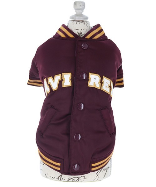 AVIREX（アヴィレックス）の「AVIREX/スタジアムジャケット（ペットウェア・メンズ・ネイビー/レッド・3M/M/3S/2L/3L/L/S/XS）」の5枚目の写真