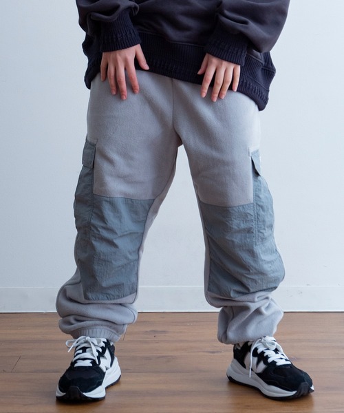 90s pro spirit フリース カーゴ パンツ ROXY（ロキシー） フリース カーゴパンツ ロングパンツ ポケット付き