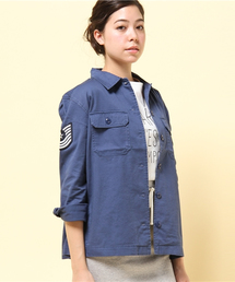 GIORDANO | [4/8 20:00まで特別価格]ミリタリーシャツ(シャツ/ブラウス)