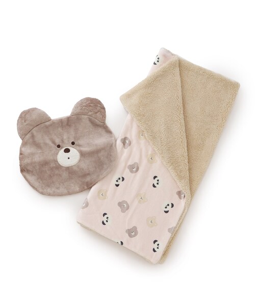 SHOO・LA・RUE（シューラルー）の「◆【シューラズー】ブランケットインクッション（ブランケット・レディース・ホワイト/ベージュ/サンドベージュ・00）」の4枚目の写真