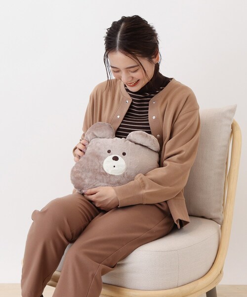 SHOO・LA・RUE（シューラルー）の「◆【シューラズー】ブランケットインクッション（ブランケット・レディース・ホワイト/ベージュ/サンドベージュ・00）」の18枚目の写真