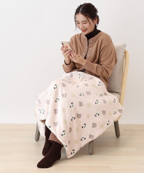 SHOO・LA・RUE（シューラルー）の「◆【シューラズー】ブランケットインクッション（ブランケット・レディース・ホワイト/ベージュ/サンドベージュ・00）」の16枚目の写真