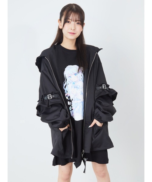 Ank Rouge（アンクルージュ）の「ゴシックバックプリントブルゾン 