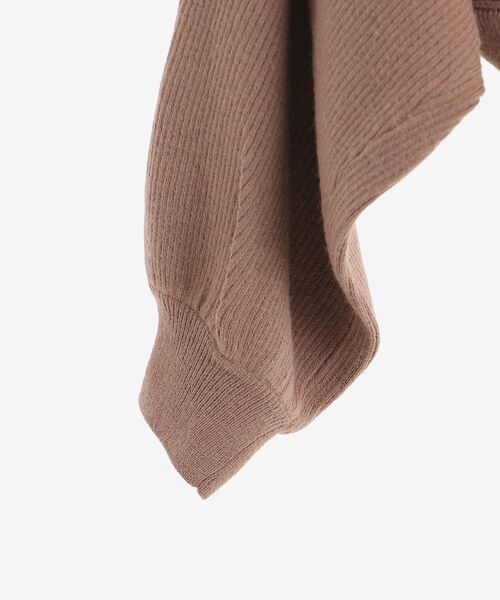 MAJESTIC LEGON（マジェスティックレゴン）の「ボレロセットニットワンピース（ワンピース・レディース・アイボリー/ブラック/モカ・MEDIUM）」の15枚目の写真