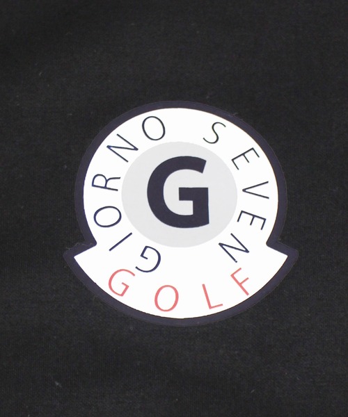 GIORNO SEVEN（ジョルノセブン）の「ゴルフ ロゴプリントモックネックシャツ ゴルフウェア 長袖 メンズ ポロシャツ（ゴルフグッズ・メンズ・ブラック×ホワイト/ブラック/ホワイト/ネイビー/ホワイト×ネイビー・M/L/XL/XXL）」の18枚目の写真
