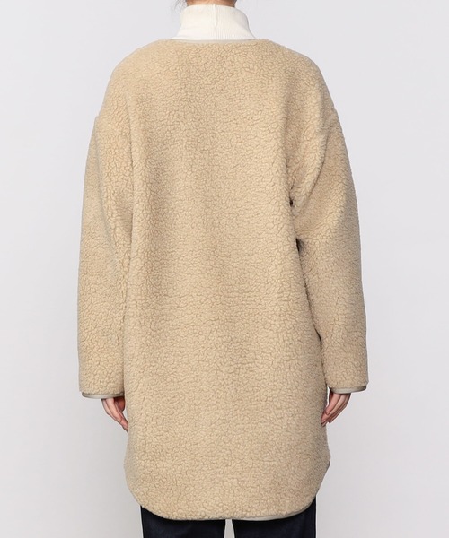 ORCIVAL（オーシバル）の「ORCIVAL | ウールボア カラーレスコート