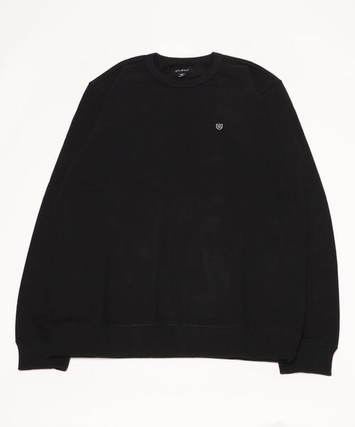 BRIXTON（ブリクストン）の「【BRIXTON】B-SHIELD FT CREW（スウェット・メンズ・ライトカーキ/ライトグリーン/ブラック・LARGE/MEDIUM）」の2枚目の写真
