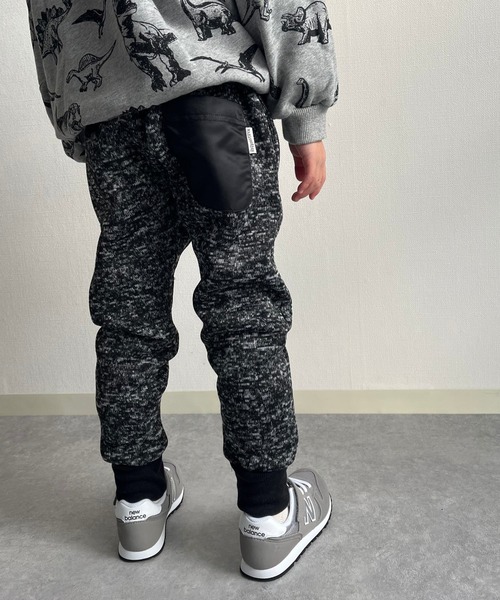 MAKE YOUR DAY（メイクユアデイ）の「裏起毛ニットソージョガーパンツ■80～140cm（その他パンツ・キッズ・ブラック/グリーン/パープル・80/90/100/110/120/130/140）」の19枚目の写真