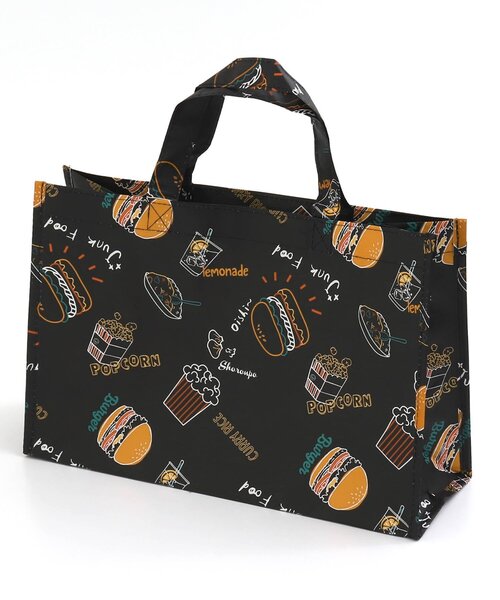 BREEZE（ブリーズ）の「フード柄BAG（エコバッグ/サブバッグ・キッズ・ブラック/ベージュ/グリーン/ピンク・FREE）」の13枚目の写真