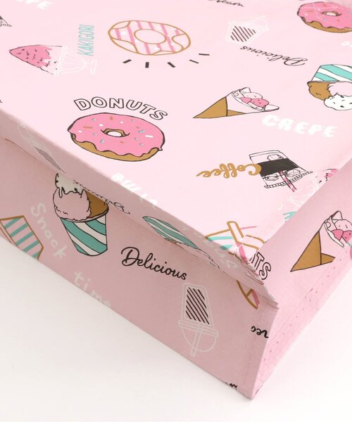 BREEZE（ブリーズ）の「フード柄BAG（エコバッグ/サブバッグ・キッズ・ブラック/ベージュ/グリーン/ピンク・FREE）」の11枚目の写真