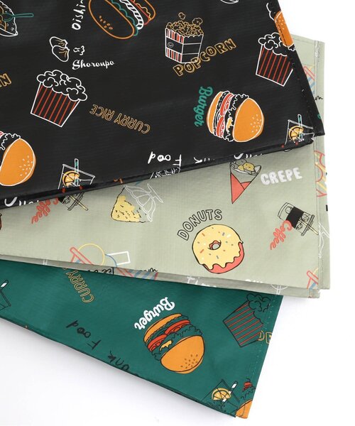 BREEZE（ブリーズ）の「フード柄BAG（エコバッグ/サブバッグ・キッズ・ブラック/ベージュ/グリーン/ピンク・FREE）」の5枚目の写真