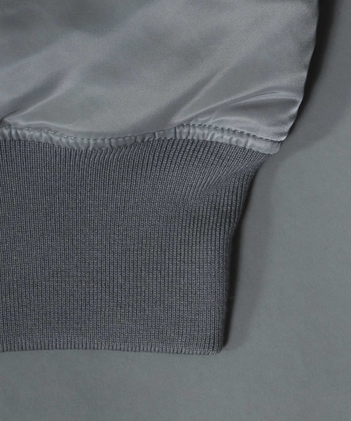 ※ALPHA（アルファ）の「ALPHA/アルファ MA-1 JAPAN SPEC フライトジャケット（MA-1・メンズ・ブラック/モスグリーン/チャコール/シルバー/ネイビー/ブラウン・M/L/XL）」の20枚目の写真