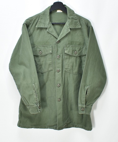【ヴィンテージ古着】60's ミリタリー US.ARMY ユーティリティシャツ