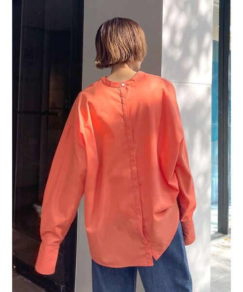 Ungrid(アングリッド)の「レースアップ2wayデザインシャツ(シャツ/ブラウス・レディース・ブラック/オフホワイト/オレンジ・FREE)」の15枚目の写真