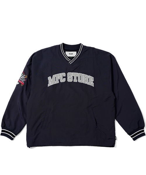 MFC STORE（エムエフシーストア）の「MFC STORE NYLON VNECK PULLOVER（Tシャツ/カットソー・メンズ・ブルー/ブラック/ネイビー/グリーン・M/L/XL/XXL）」の3枚目の写真