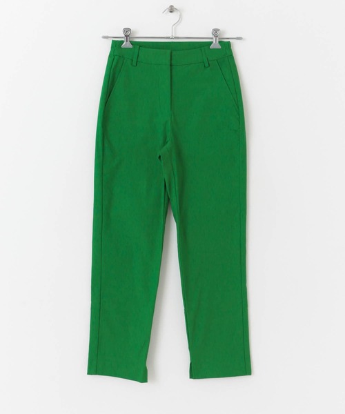 SENSE OF PLACE by URBAN RESEARCH（センスオブプレイスバイアーバンリサーチ）の「『Tallサイズあり』ウラキモウストレッチスリムテーパードパンツ（スラックス・レディース・ブラック/グリーン/アイボリー・TALL/X-SMALL/MEDIUM/SMALL/LARGE）」の9枚目の写真