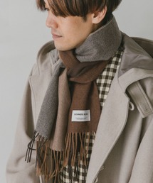 カシミヤブレンド パネルマフラー