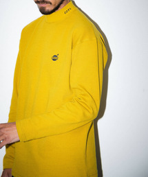 OOPS　ミラノリブモックネックロンTシャツ