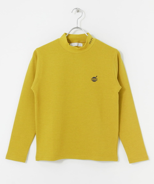 URBAN RESEARCH Sonny Label（アーバンリサーチサニーレーベル）の「OOPS　ミラノリブモックネックロンTシャツ（Tシャツ/カットソー・メンズ・マスタード/オフホワイト/ブラック・LARGE/MEDIUM）」の22枚目の写真