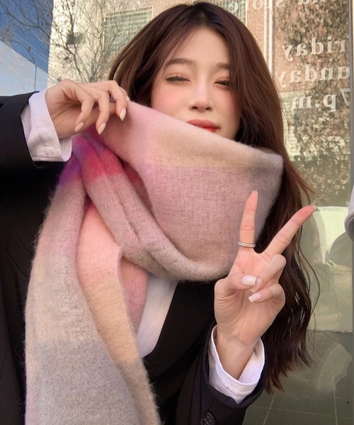 IZ*ONE イェナ 韓国 ポップアップ 限定 マフラー Sakura Nakauchi | 韓国雪あんま降らんかった〜寒かったけど
