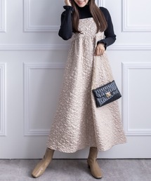 clear | ふくれJQロングキャミワンピース ≪2022AW新作≫(ワンピース)