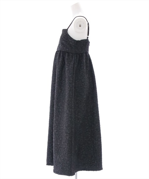 clear（クリア）の「ふくれJQロングキャミワンピース（ワンピース・レディース・ブラック/ベージュ/ピンク・F）」の5枚目の写真