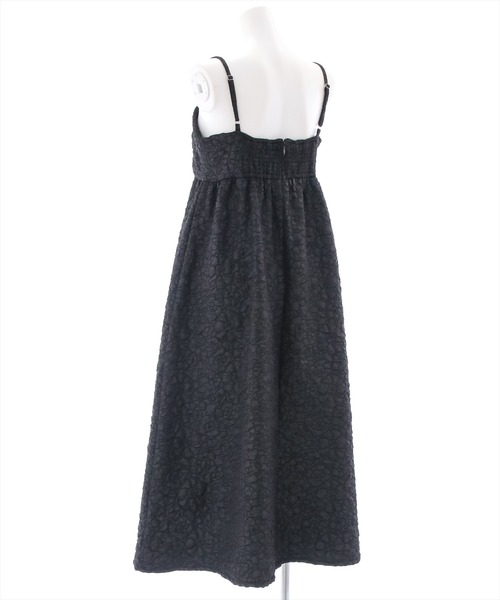 clear（クリア）の「ふくれJQロングキャミワンピース（ワンピース・レディース・ブラック/ベージュ/ピンク・F）」の6枚目の写真