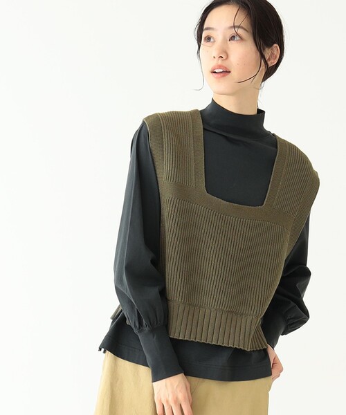 BEAMS BOY（ビームスボーイ）の「BEAMS BOY / ソロテックス（R） ミリタリーベスト（ベスト・レディース・オフホワイト/オリーブ・ONE SIZE）」の11枚目の写真