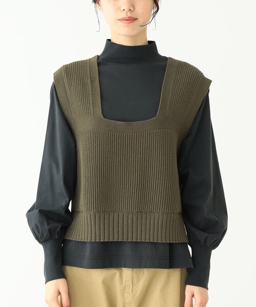 BEAMS BOY（ビームスボーイ）の「BEAMS BOY / ソロテックス（R） ミリタリーベスト（ベスト・レディース・オフホワイト/オリーブ・ONE SIZE）」の15枚目の写真