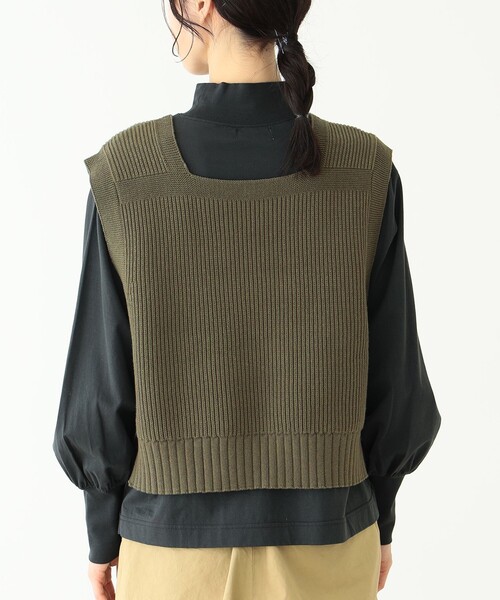 BEAMS BOY（ビームスボーイ）の「BEAMS BOY / ソロテックス（R） ミリタリーベスト（ベスト・レディース・オフホワイト/オリーブ・ONE SIZE）」の17枚目の写真