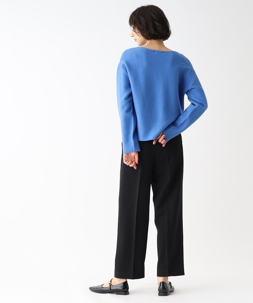 OPAQUE.CLIP（オペークドットクリップ）の「◆メランジツイルテーパードパンツ（その他パンツ・レディース・ブラック/ブラウン系その他/サンドベージュ・38/40/42/34/36）」の18枚目の写真