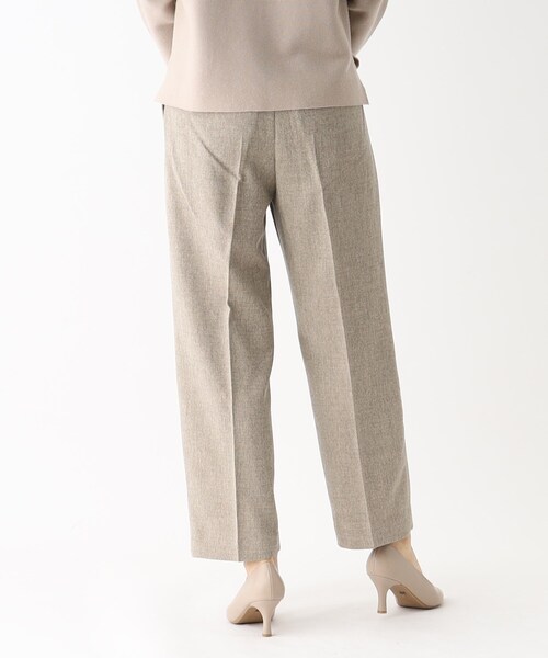 OPAQUE.CLIP（オペークドットクリップ）の「◆メランジツイルテーパードパンツ（その他パンツ・レディース・ブラック/ブラウン系その他/サンドベージュ・38/40/42/34/36）」の20枚目の写真