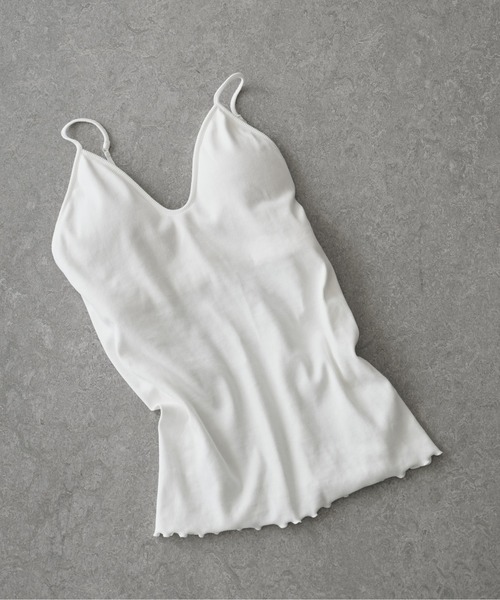 【La nature linge】ラウンドVキャミソール