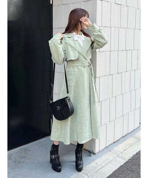 EATME（イートミー）の「ベルテッドフラップバッグ（ショルダーバッグ・レディース・ピンク/ブラック・FREE）」の3枚目の写真