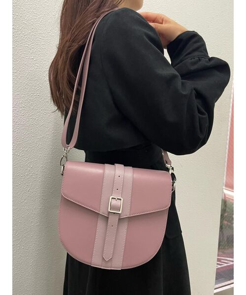 EATME（イートミー）の「ベルテッドフラップバッグ（ショルダーバッグ・レディース・ピンク/ブラック・FREE）」の13枚目の写真