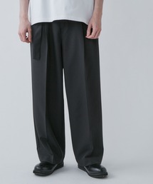 LUCY | LUCY/ベルト付きトロミワイドスラックス(スラックス)