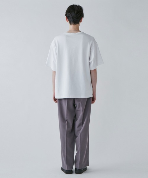 LUCY（ルーシー）の「LUCY/ベルト付きトロミワイドスラックス（スラックス・メンズ・ブラック/パープル系その他/グリーン系その他・LARGE/MEDIUM）」の13枚目の写真