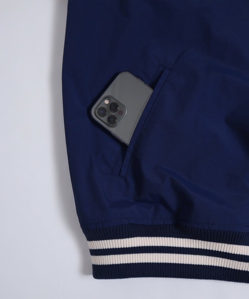 VISION STREET WEAR（ヴィジョンストリートウェア）の「【VISION STREET WEAR】ビッグシルエット リブライン ハーフジップ ナイロンプルオーバー（スウェット・レディース・グリーン/ネイビー/ブラック・LARGE/MEDIUM/X-LARGE）」の16枚目の写真